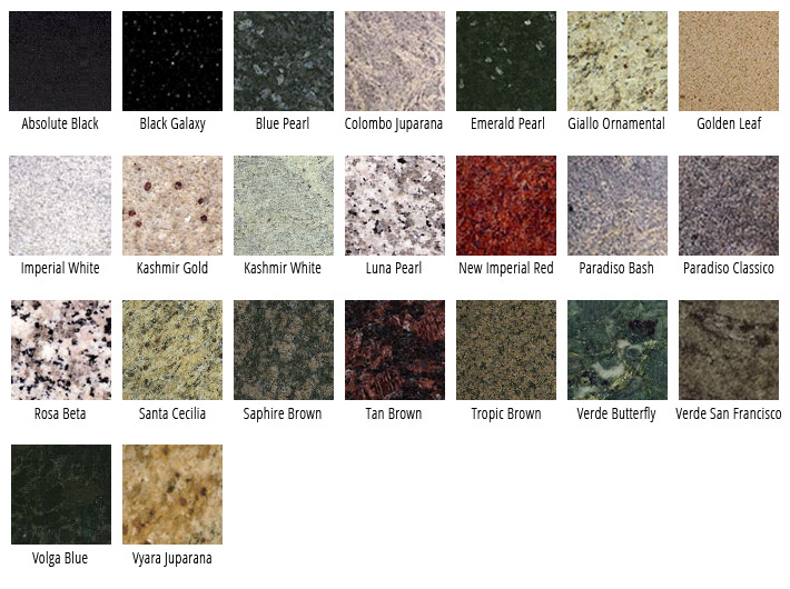 Granite Samples